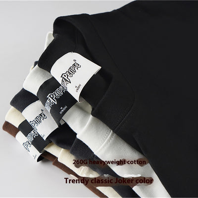 Camiseta Clásica de Algodón Pesado 260g para Hombre - Image 15