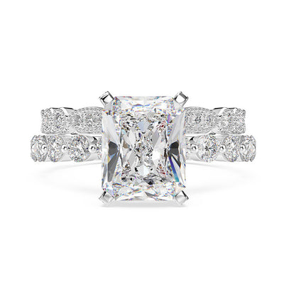 Anillo de Plata 925 con Diamante Cuadrado de Alto Carbono - Image 19