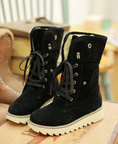 Botas de Nieve Acolchadas con Cordones - Abrigo Total para el Invierno - Image 9
