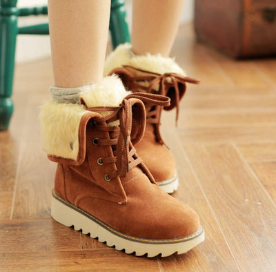 Botas de Nieve Acolchadas con Cordones - Abrigo Total para el Invierno - Image 10