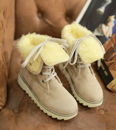 Botas de Nieve Acolchadas con Cordones - Abrigo Total para el Invierno - Image 12