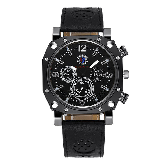Reloj Casual para Hombre con Correa Ancha de Cuarzo - Image 18