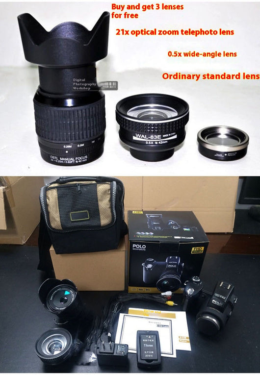 Cámara Digital Teleobjetivo D7100 Enfoque Automático Full HD 33 Megapíxeles - Image 22