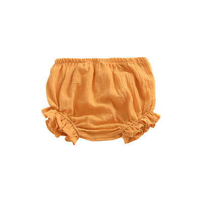 Shorts Infantiles de Algodón y Lino con Encaje - Image 8