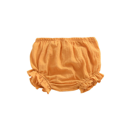 Shorts Infantiles de Algodón y Lino con Encaje - Image 8