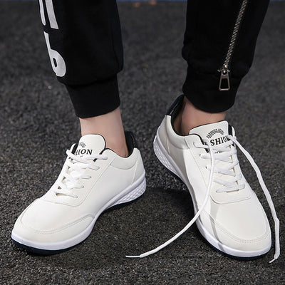 Zapatos Deportivos Casuales de Cuero Impermeables Versátiles - Image 4