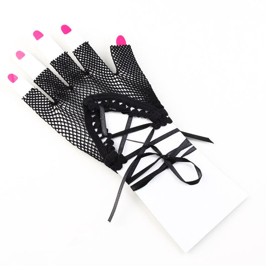 Guantes Cortos con Cinta Cruzada Estilo Europeo Americano - Image 7