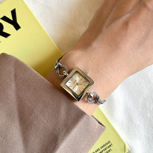 Reloj Pulsera Cuadrado Lujo Minimalista para Mujer - Image 3