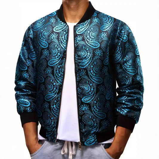 Chaqueta Casual para Hombre con Cuello Alzado Moderno