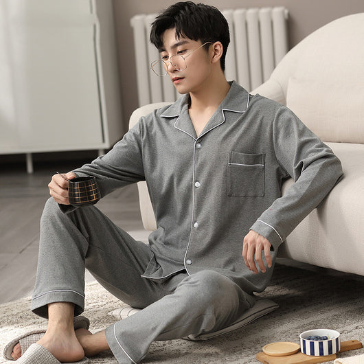 Conjunto de Pijama Hombre Algodón 100% - Ropa Cómoda para Casa - Image 7