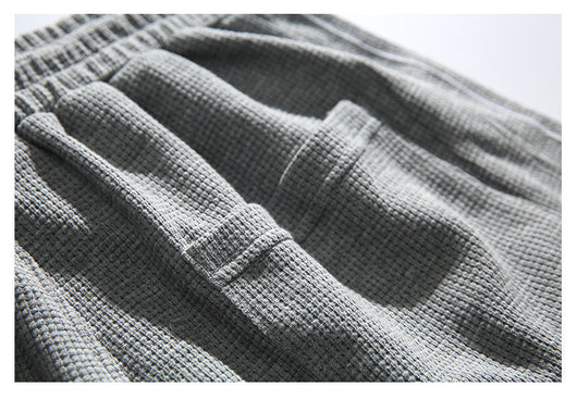Shorts Sueltos Cuadriculados Beige Estilo Japonés - Cómodos y Versátiles - Image 23
