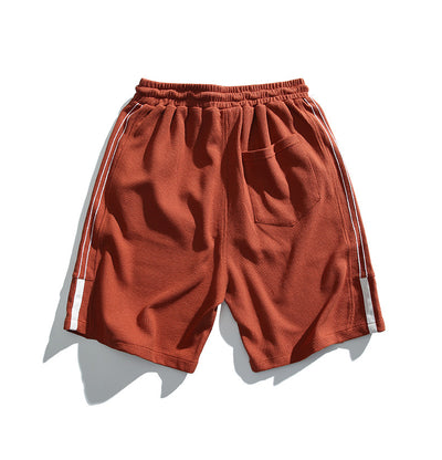Shorts Sueltos Cuadriculados Beige Estilo Japonés - Cómodos y Versátiles - Image 33