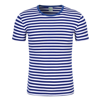 Playera Hombre Cuello Redondo a Rayas Manga Corta Verano - Image 12
