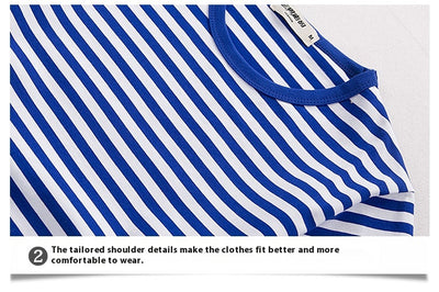 Playera Hombre Cuello Redondo a Rayas Manga Corta Verano - Image 16