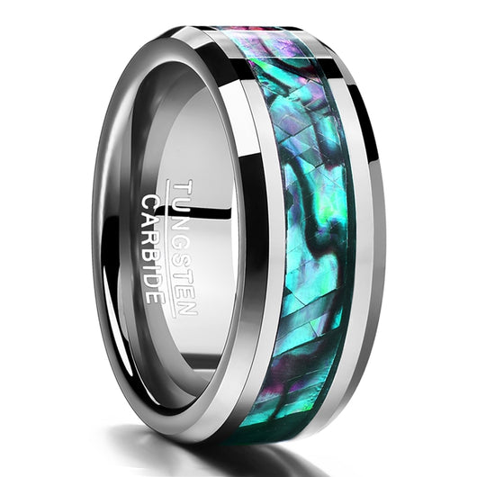 Anillo de Tungsteno Dorado con Baño Negro - Image 10