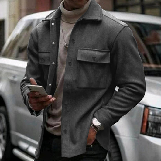 Chaqueta Slim Fit Casual para Hombre - Estilo Moderno y Versátil - Image 12