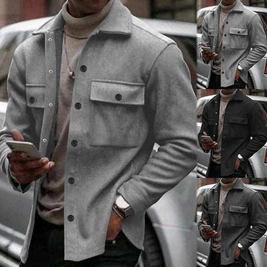 Chaqueta Slim Fit Casual para Hombre - Estilo Moderno y Versátil - Image 15