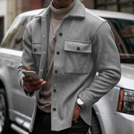 Chaqueta Slim Fit Casual para Hombre - Estilo Moderno y Versátil - Image 19