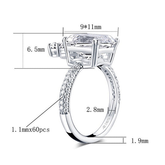 Anillo Abuela con Diamante de Alto Carbono Corte Especial - Image 8
