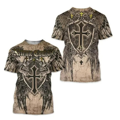 Playera Casual Dark Knight de Manga Corta - Importación - Image 10