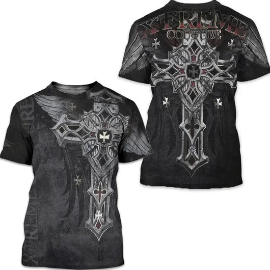 Playera Casual Dark Knight de Manga Corta - Importación - Image 12