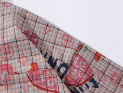 Camisa Casual de Cuadros Love Letter para Hombre - Image 19