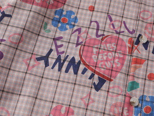 Camisa Casual de Cuadros Love Letter para Hombre - Image 22