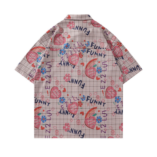 Camisa Casual de Cuadros Love Letter para Hombre - Image 25