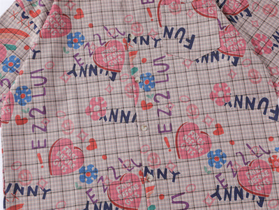 Camisa Casual de Cuadros Love Letter para Hombre - Image 29