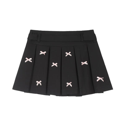 Falda Estilo Universitario con Moño Versátil para Mujer - Image 17