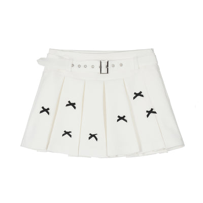 Falda Estilo Universitario con Moño Versátil para Mujer - Image 22