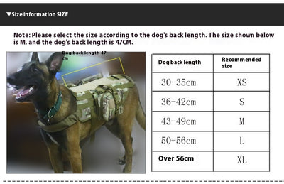 Chaleco Táctico Impermeable para Perros en Nylon Resistente - Image 17