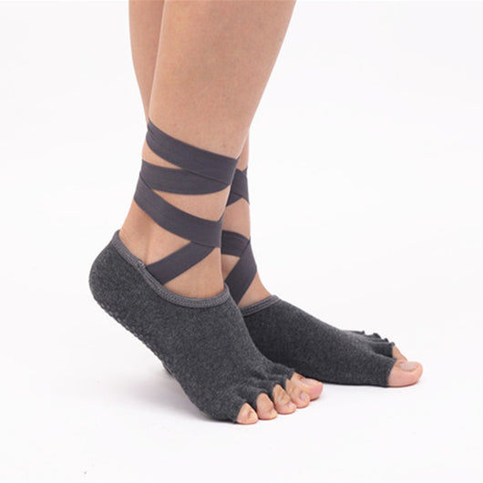 Calcetines de Yoga Antideslizantes con Dedos Separados para Mujer - Image 15
