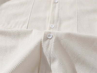 Camisa Suelta de Bolsillos y Color Sólido para Hombre - Image 28