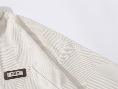 Camisa Suelta de Bolsillos y Color Sólido para Hombre - Image 31