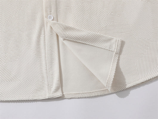 Camisa Suelta de Bolsillos y Color Sólido para Hombre - Image 35