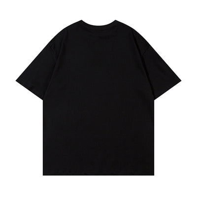 Camiseta Estampada con Letras Americanas para Hombre - Image 19