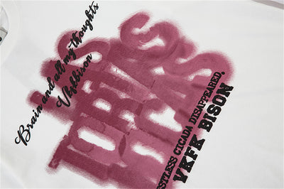 Camiseta Estampada con Letras Americanas para Hombre - Image 27