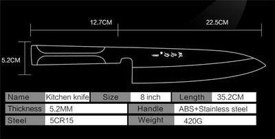 Cuchillo Japonés Profesional para Sushi y Salmón - Image 14
