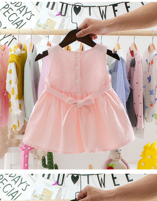 Vestido Verano para Bebé Niña 1-3 Años con Tirantes Ajustables - Image 9