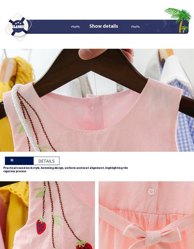 Vestido Verano para Bebé Niña 1-3 Años con Tirantes Ajustables - Image 13