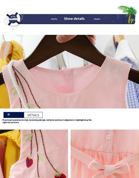Vestido Verano para Bebé Niña 1-3 Años con Tirantes Ajustables - Image 13