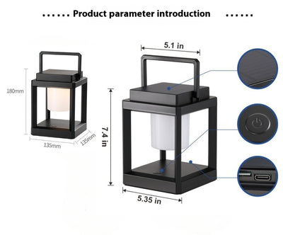 Linterna LED Recargable USB con Luz Ambiental Multifuncional - Image 24