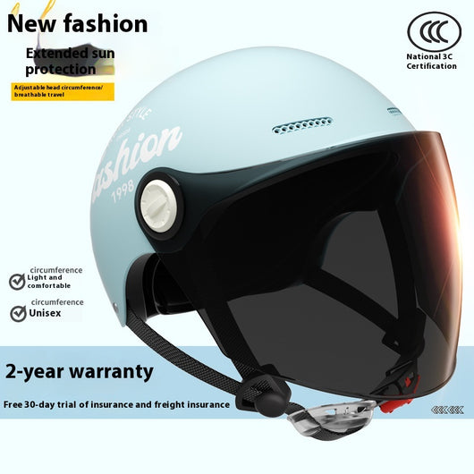 Casco Moto Semintergral Batería Universal Cuatro Estaciones - Image 31