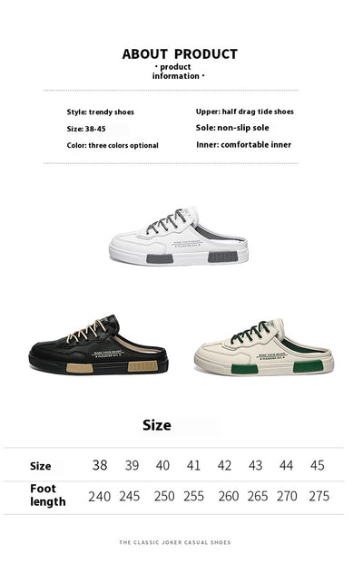 Tenis Casuales para Hombre Cuero Blanco Combinado Estilo Moderno - Image 22