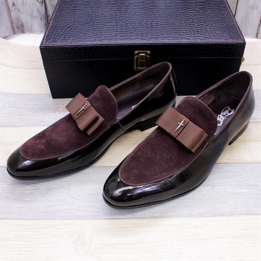 Zapatos de Cuero Mixto para Hombre - Acabado Mate y Brillante - Image 33