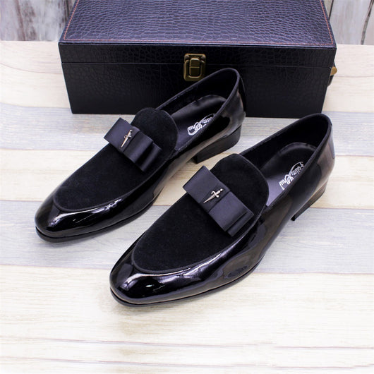 Zapatos de Cuero Mixto para Hombre - Acabado Mate y Brillante - Image 40
