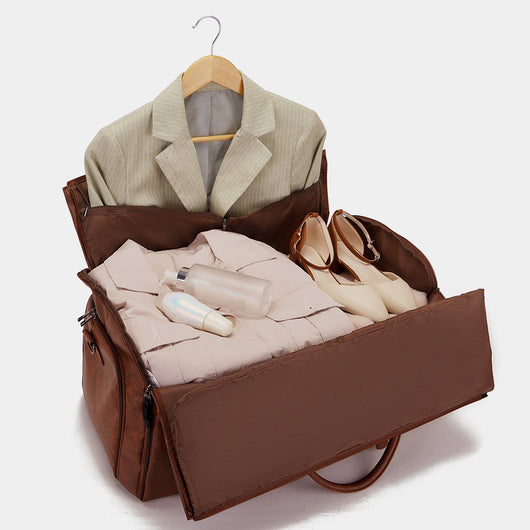 Bolsa de Viaje Portátil en Cuero PU - Organizador de Prendas Premium - Image 14