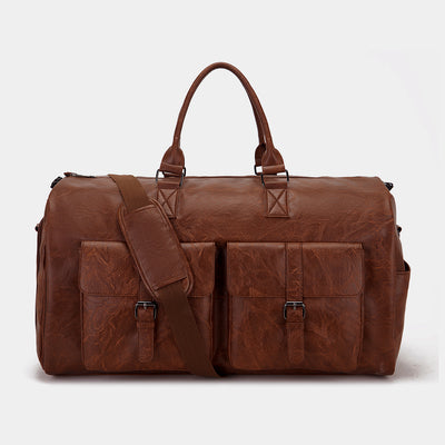 Bolsa de Viaje Portátil en Cuero PU - Organizador de Prendas Premium - Image 17