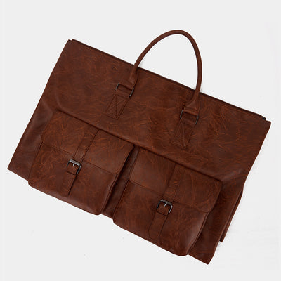 Bolsa de Viaje Portátil en Cuero PU - Organizador de Prendas Premium - Image 26
